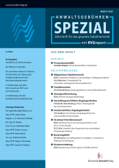 Abbildung: Anwaltsgebühren Spezial mit RVGreport (AGS)