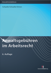 Abbildung: Anwaltsgebühren im Arbeitsrecht