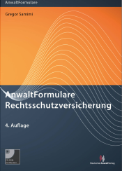 Abbildung: AnwaltFormulare Rechtsschutzversicherung Abbildung: AnwaltFormulare Rechtsschutzversicherung