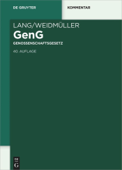 Abbildung: GenG Genossenschaftsgesetz Abbildung: GenG Genossenschaftsgesetz