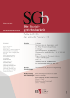 Die Sozialgerichtsbarkeit (SGb)