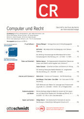 Abbildung: Computer und Recht (CR) Abbildung: Computer und Recht (CR)
