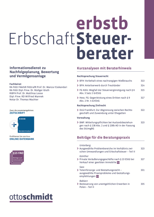  juris Erbschaftsteuerrecht 