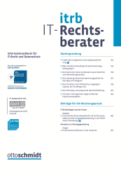Abbildung: IT-Rechtsberater (ITRB) Abbildung: IT-Rechtsberater (ITRB)