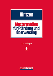 Abbildung: Musteranträge für Pfändung und Überweisung