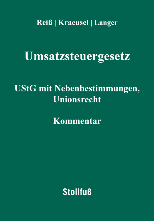  juris Umsatzsteuerrecht 