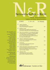 Abbildung: Netzwirtschaften und Recht (N&R) Abbildung: Netzwirtschaften und Recht (N&R)