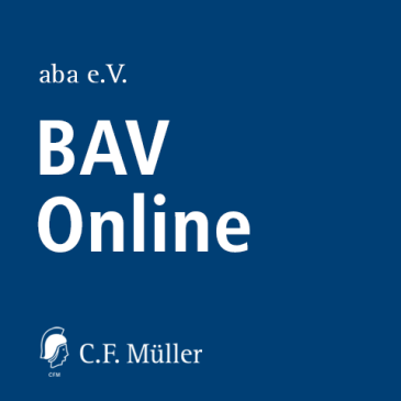  BAV online Teil II