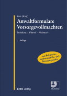 Abbildung: Anwaltformulare Vorsorgevollmachten