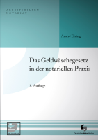 Abbildung: Das Geldwäschegesetz in der notariellen Praxis