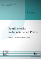 Abbildung: Familienrecht in der notariellen Praxis