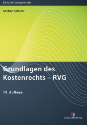 Abbildung: Grundlagen des Kostenrechts - RVG