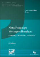 Abbildung: NotarFormulare Vorsorgevollmachten