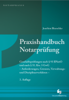 Abbildung: Praxishandbuch Notarprüfung