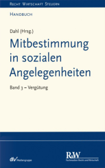 Abbildung: Mitbestimmung in sozialen Angelegenheiten, Bd. 3 Vergütung