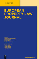 Abbildung: European Property Law Journal (EPLJ)