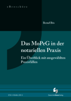 Abbildung: Das MoPeG in der notariellen Praxis