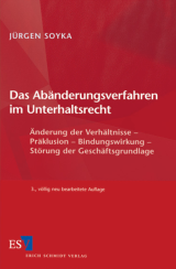 Abbildung: Das Abänderungsverfahren im Unterhaltsrecht Abbildung: Das Abänderungsverfahren im Unterhaltsrecht