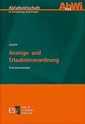 Abbildung: Anzeige- und Erlaubnisverordnung Abbildung: Anzeige- und Erlaubnisverordnung