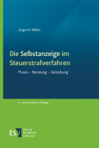 Abbildung: Die Selbstanzeige im Steuerstrafverfahren