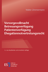 Abbildung: Vorsorgevollmacht Betreuungsverfügung Patientenverfügung Ehegattennotvertretungsrecht