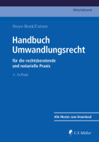 Abbildung: Handbuch Umwandlungsrecht