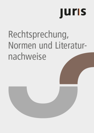  Rechtsprechung, Normen und Literaturnachweise Steuerrecht inklusive Landesrecht