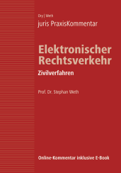 Abbildung: juris PraxisKommentar Elektronischer Rechtsverkehr, Band 2 Abbildung: juris PraxisKommentar Elektronischer Rechtsverkehr, Band 2