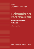 Abbildung: juris PraxisKommentar Elektronischer Rechtsverkehr - Gesamtausgabe