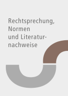 Abbildung: Rechtsprechung, Normen und Literaturnachweise Verwaltungsrecht