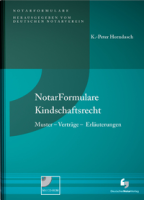 Abbildung: NotarFormulare Kindschaftsrecht
