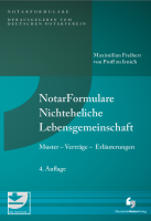 Abbildung: NotarFormulare Nichteheliche Lebensgemeinschaft