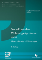 Abbildung: NotarFormulare Wohnungseigentumsrecht