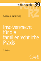 Abbildung: Insolvenzrecht für die familienrechtliche Praxis