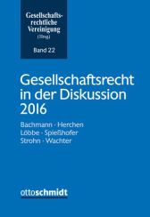 Abbildung: Gesellschaftsrecht in der Diskussion 2016 Abbildung: Gesellschaftsrecht in der Diskussion 2016
