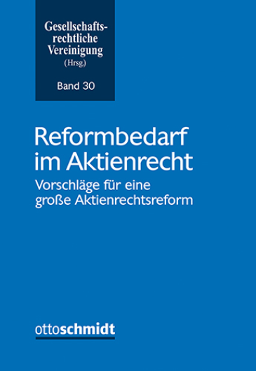  Reformbedarf im Aktienrecht