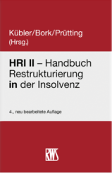Abbildung: HRI – Handbuch Restrukturierung in der Insolvenz Abbildung: HRI – Handbuch Restrukturierung in der Insolvenz