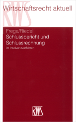 Abbildung: Schlussbericht und Schlussrechnung Abbildung: Schlussbericht und Schlussrechnung