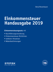 Abbildung: Einkommensteuer Handausgabe Abbildung: Einkommensteuer Handausgabe