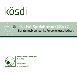 Abbildung: KSp 17 - Beratungsbrennpunkt Personengesellschaft Abbildung: KSp 17 - Beratungsbrennpunkt Personengesellschaft