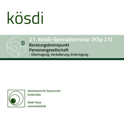 Abbildung: KSp 21 - Beratungsbrennpunkt Personengesellschaft Abbildung: KSp 21 - Beratungsbrennpunkt Personengesellschaft