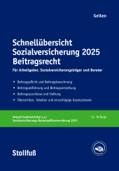 Abbildung: Schnellübersicht Sozialversicherung Beitragsrecht Abbildung: Schnellübersicht Sozialversicherung Beitragsrecht