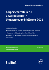 Abbildung: Körperschaftsteuer-, Gewerbesteuer-, Umsatzsteuer-Erklärung Abbildung: Körperschaftsteuer-, Gewerbesteuer-, Umsatzsteuer-Erklärung