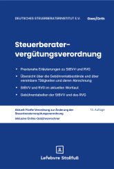 Abbildung: Steuerberatervergütungsverordnung