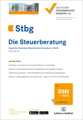 Abbildung: Die Steuerberatung (Stbg) Abbildung: Die Steuerberatung (Stbg)