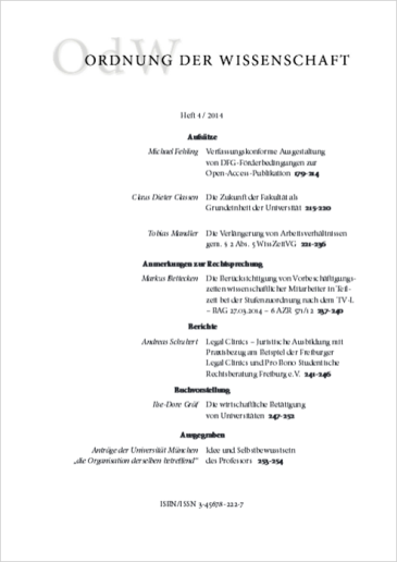  Ordnung der Wissenschaft (OdW)