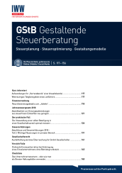 Abbildung: Gestaltende Steuerberatung (GStB) Abbildung: Gestaltende Steuerberatung (GStB)