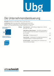 Abbildung: Die Unternehmensbesteuerung (Ubg) Abbildung: Die Unternehmensbesteuerung (Ubg)