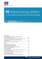 Abbildung: Vollstreckung effektiv (VE)