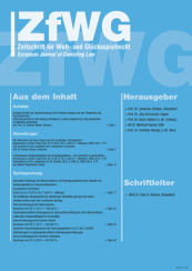 Abbildung: Zeitschrift für Wett- und Glücksspielrecht (ZfWG) Abbildung: Zeitschrift für Wett- und Glücksspielrecht (ZfWG)